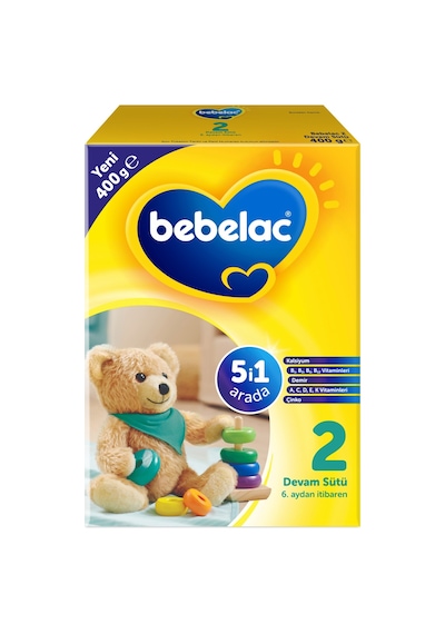 Bebelac 400gr No:2 Devam Sütü 6-9 Ay 4 Lü Set
