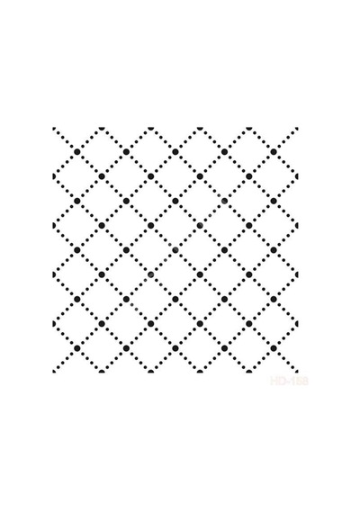 Hd158 Cadence Home Dekor Stencil 45X45