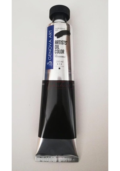 Cenova Art Profesyonel Yağlı Boya 660 Ivory Black 200 ML