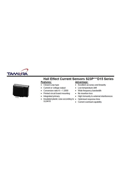 100 Amper Closed Loop Hall Effect Sensor