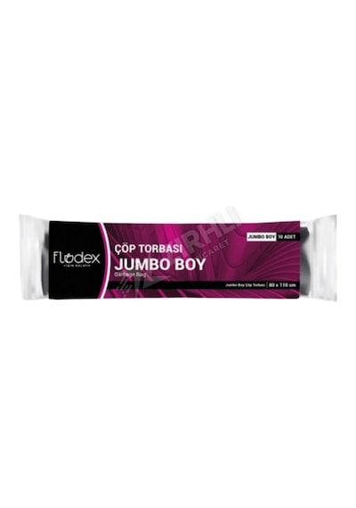 2 Adet Flodex Extra Güçlü Çöp Torbası Jumbo