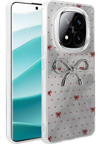Xiaomi Redmi Note 14 Pro 4g Kılıf Kamera Korumalı Figürlü Zore Ponti Silikon Kapak Açık Mavi