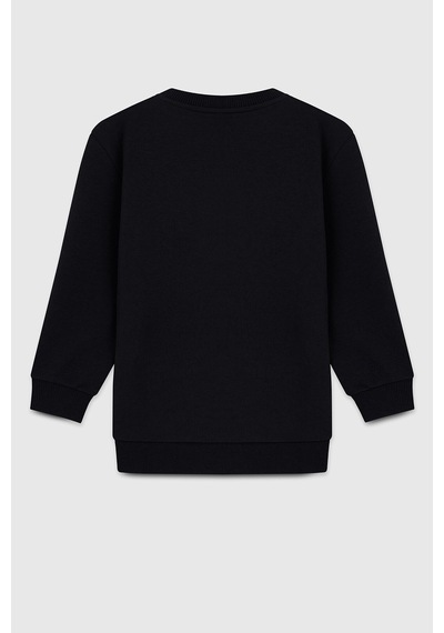 United Colors Of Benetton Erkek Çocuk Sweat Bnt-b23342 Siyah