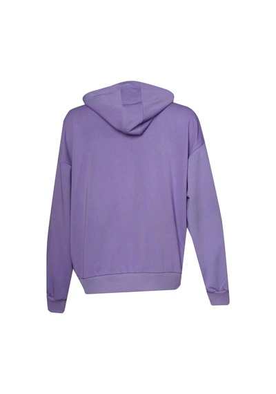Hummel Devon Zip Neck Hoodie Mor Kadın Hoodie Mor