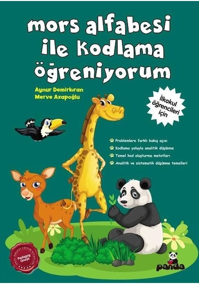 Mors Alfabesi ile Kodlama Öğreniyorum - İlkokul Öğrencileri için - Afife Çoruk - Panda