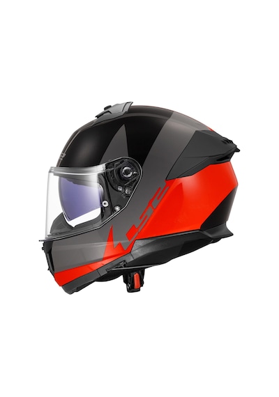 Ls2 Stream 2 Thunderbiz Kapalı Kask Gri - Turuncu
