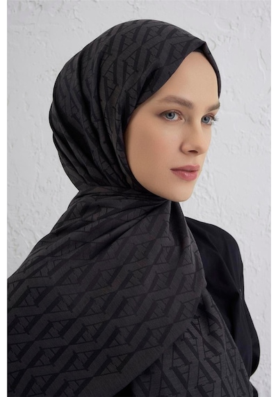 Armine Monogram Desen Edition Şal Antrasit