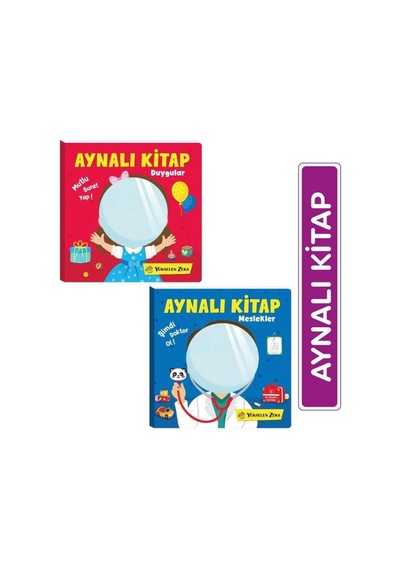 Aynalı Kitap 2mp 039li Set Duygular - Meslekler