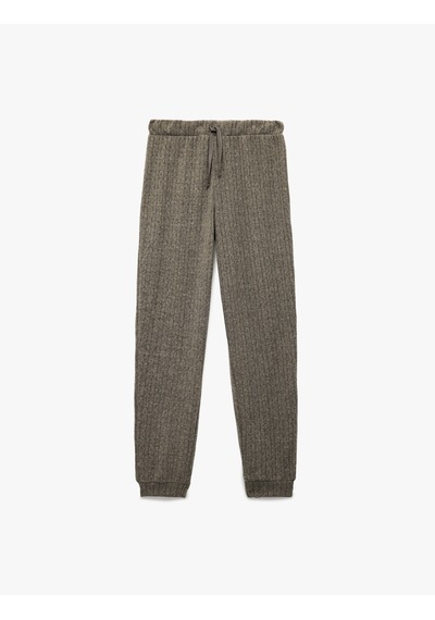 Koton Beli Bağcıklı Rahat Kesim Lastikli Paça Pijama Altı Gri Melanj 6wlk40029mk Gri Melanj Koton Beli Bağcıklı Rahat Kesim Lastikli Paça Pijama Altı Gri Melanj 6wlk40029mk Gri Melanj