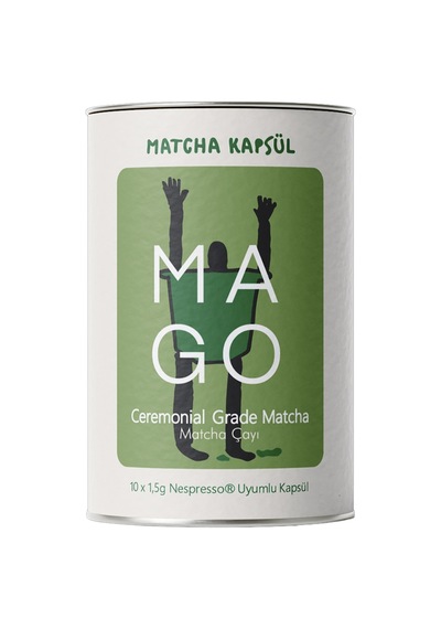 Mago Matcha Ceremonial Matcha 10'lu Kapsül - 6 Adet Tarı