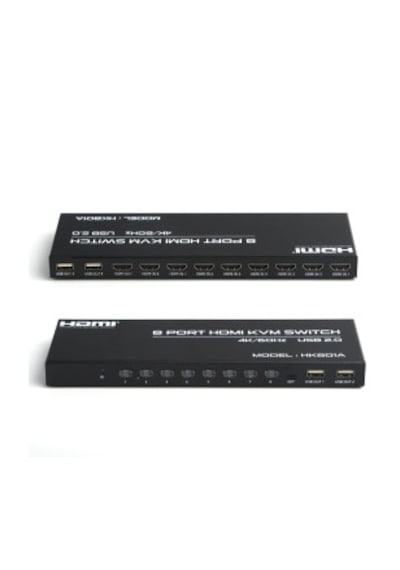 Dark DK-AC-KVMHD8X1 8 Port 4K 60 Hz HDMI Kvm Switch