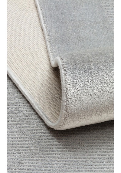 Eko Halı Napolı Nap 02 Grey Sade Desenli Modern Sık Dokuma Makine Halısı Gri 2