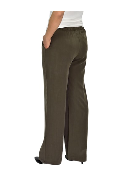 Baglan Kadın Lastikli Bol Pantolon Bgl-st04637 Haki