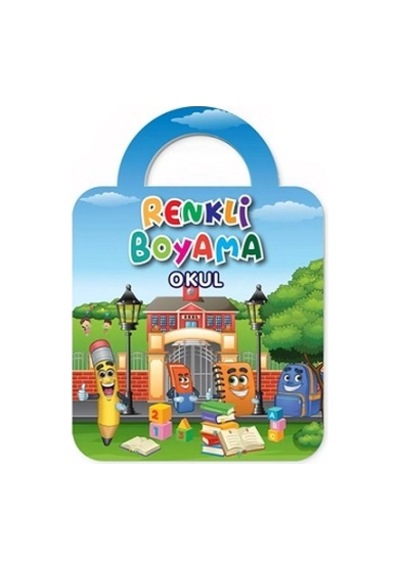 Okul - Renkli Boyama