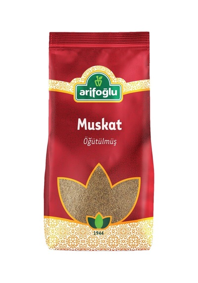 Arifoğlu Öğütülmüş Muskat 100g - Tuzlu Ve Tatlı Yemekler İçin Aromatik Baharat 3'li Ekonomik Pa Tarı