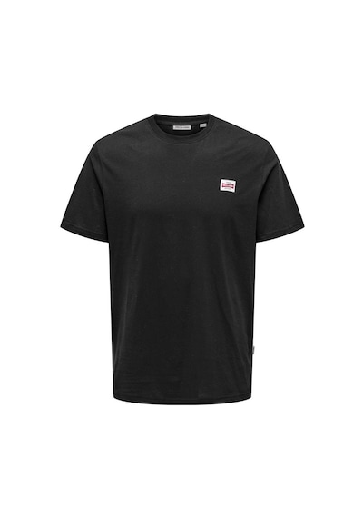 Only & Sons Onsdawson Erkek Regular Fit Kısa Kollu T-shirt Günlük Kullanım Siyah