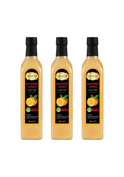Hanzade Bitkisel Portakal Sirkesi 3 x 500 ML