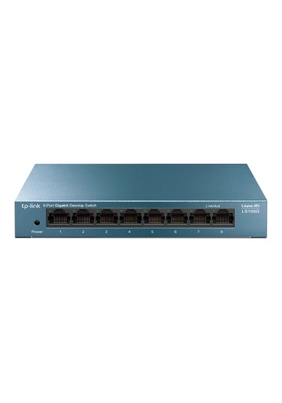 TP-Link Ls108G 8 Port 10 100 1000 Mbps Switch Metal Kasa