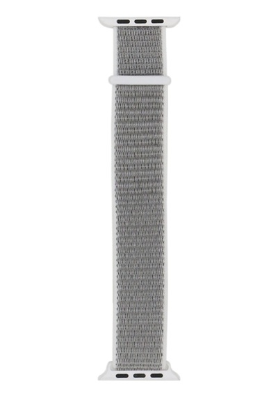 Apple Watch Uyumlu  7 41mm Kordon Band-03 Serisi Hasır Strap Kayış - Cargo Khaki