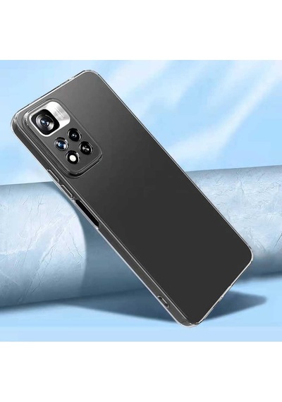 Xiaomi Redmi Note 11 Pro 5G Kılıf Kamera Korumalı Süper Silikon (526998802) Renksiz