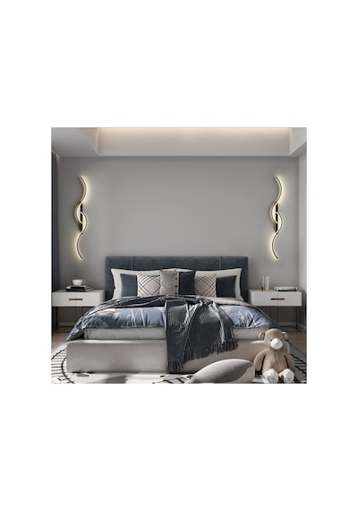 Led Aplik Modern Duvar 3renk - San Felipe 100 Cm Antrasit