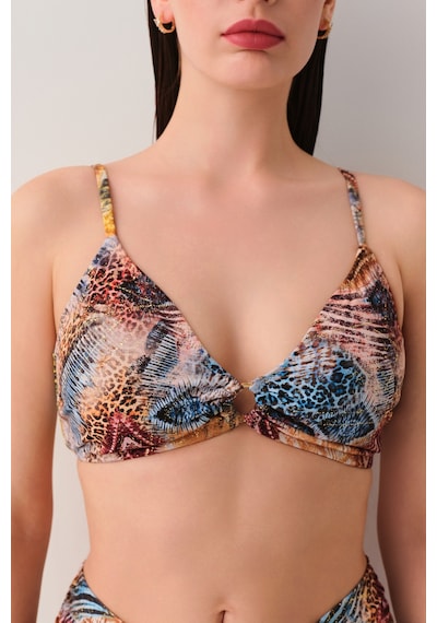 Suwen Freya Üçgen Bikini Üst Sb25315984984 Etnik Desenli