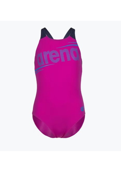 Arena G Bold Swimsuit V Back Mavi Kız Çocuk Yüzücü Mayosu 011755970 Pembe