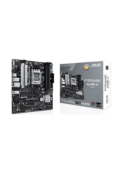 Asus Prime A620m-a-csm Pcıe 4.0 Ddr5 M.2 Lan Displayport Hdmı Usb 3.2 Gen Rgb Amd A620 Ddr5 Micro Atx Anakart