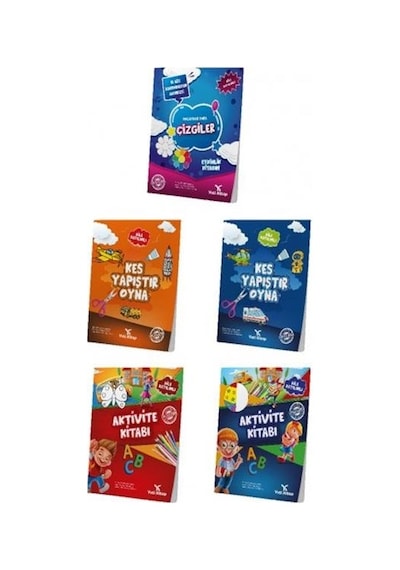 Yeti Kitap Okul Öncesi Aktivite Seti 5 Kitap