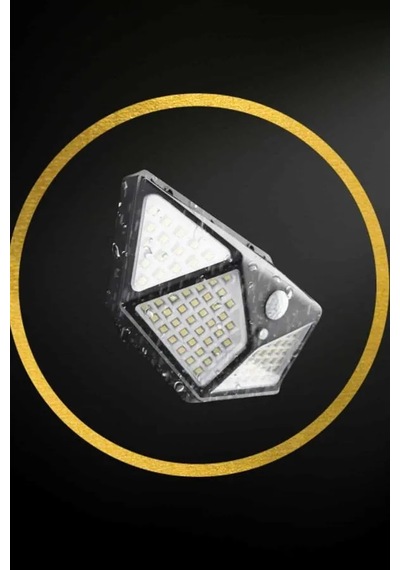 Astraltech Güneş Enerjili Duvar Lambası 100 Led Su Geçirmez