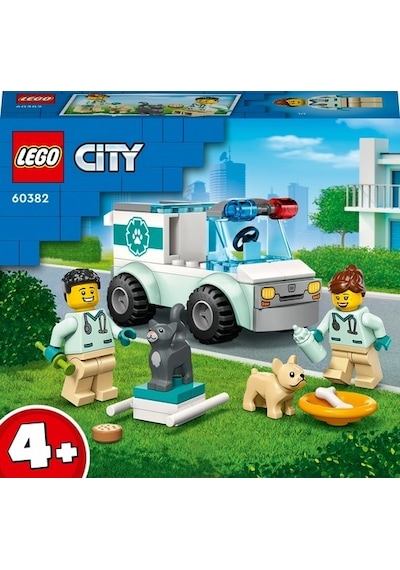 LEGO® City 60382 Veteriner Kurtarma Aracı 58 Parça
