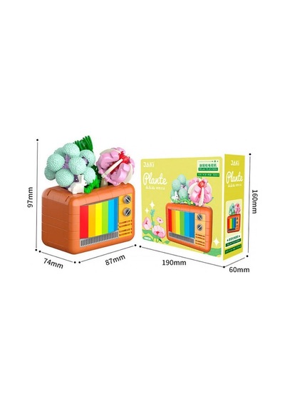 Jk2716 Jaki Televizyon Model 207 Parça Block Oyuncak