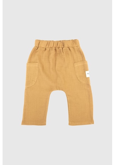 Totzee Cepli Pantolon Camel Kahverengi