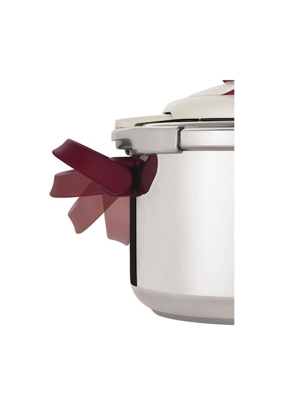 Tefal Clipso Plus Precision Düdüklü Tencere 6 L Gri - Kırmızı