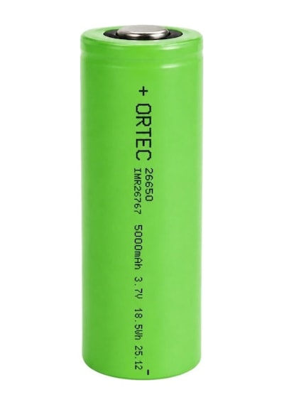 Or-tec 26650 3.7v 5000mah 2c Li-ıon Şarj Edilebilir Pil