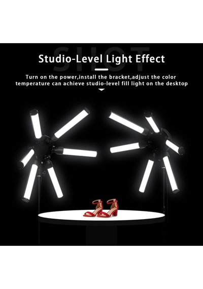 Megalux Yıldız Led Profesyonel Fotoğraf Video Youtuber Tiktoker Fenomen Çekim Sütüdyo Işığı