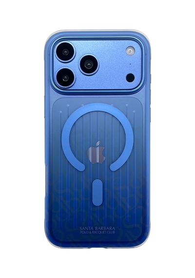 Sbprc İphone 18 Pro Max / 17 Pro Max Dalgalı Esnek Darbelere Dayanıklı M-safe Özellikli Jeremy Kapak Mavi