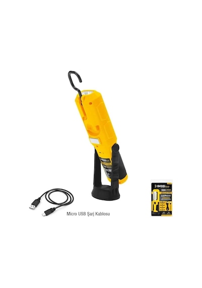 Sgs 5054 Şarj Edilebilir Led Fener 350 Lümen Genel