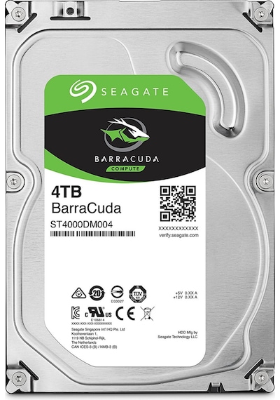 Seagate Barracuda ST4000DM004 3.5" 4 TB 5400 RPM SATA 3 HDD