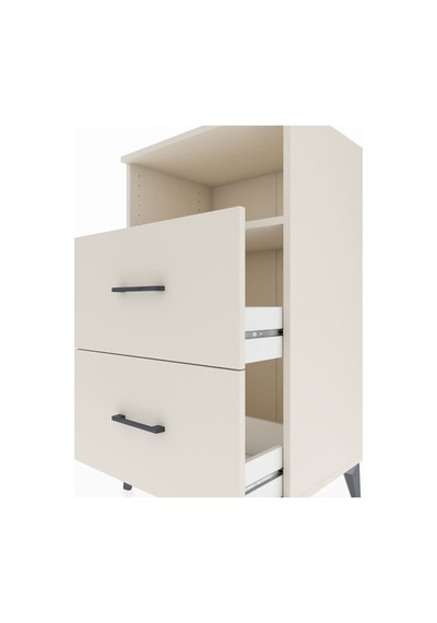 Hyperion Komodin Tek Raflı 2 Çekmeceli 60x44x106 Aytaşı-aytaşı Aytaşı