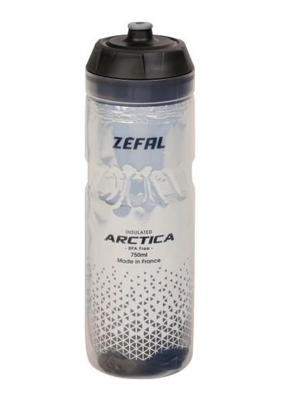 Zefal Arctica 750 Ml Termal Bisiklet Matara Suluk Siyah Siyah - Kırmızı - Beyaz