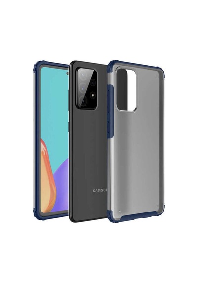 Samsung Uyumlu Galaxy A72 Kılıf Zore Volks Kapak Lacivert