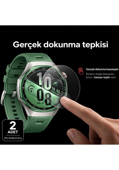 Huawei Watch Gt 7 Pro İle Uyumlu Ekran Koruyucu Tpu, Tam Kaplayan Akıllı Saat Koruması 2 Adet