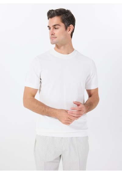 Fabrika Comfort Beyaz Erkek Bisiklet Regular Fit Kazak Fc4sm-kzk 0415 Kırık Beyaz