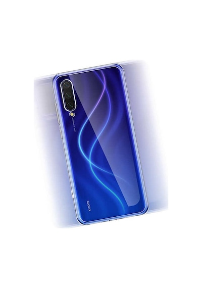 Noktaks - Xiaomi Mi 9 Lite Uyumlu - Kılıf Şeffaf Soft Slim Fitt Süper Silikon Kapak - Şeffaf