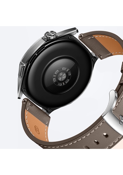 Huawei Watch Gt3 Pro Gt3 Gt2 46mm İle Uyumlu Dikiş Desenli Deri Metal Tokalı Akıllı Saat Kordonu