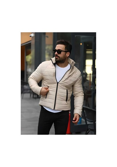 Genel Markalar Onurmen Yeni Sezon Preminyum Kalite Kışlık Modeller Bej Bej