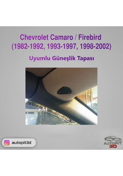 Chevrolet Camaro / Firebird 1982 2002 Uyumlu Güneşlik Tapası