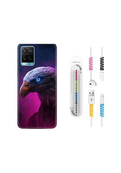 Vivo Y32 Kılıf Kablo Koruyuculu Kartal 1622