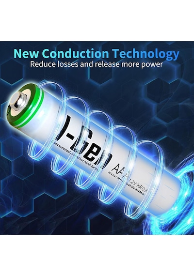 G465 4'lü Pil Şarj Aleti + 4 Adet Aaa 650 Mah Şarjlı İnce Kalem Pilli Set